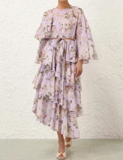 Acacia Asymmetric Midi Dress