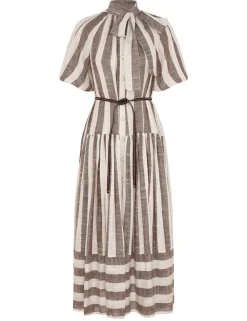 Acacia Blouson Shirt Dress