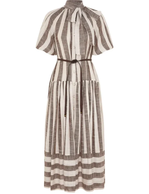 Acacia Blouson Shirt Dress