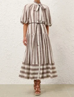 Acacia Blouson Shirt Dress