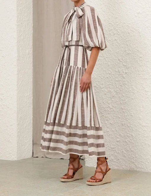 Acacia Blouson Shirt Dress