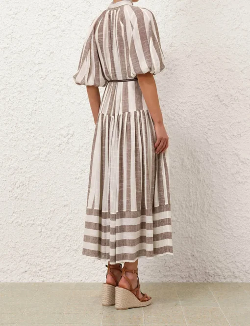 Acacia Blouson Shirt Dress