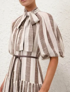 Acacia Blouson Shirt Dress