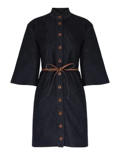 Acacia Denim Mini Shirt Dress