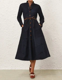 Acacia Denim Shirt Dress