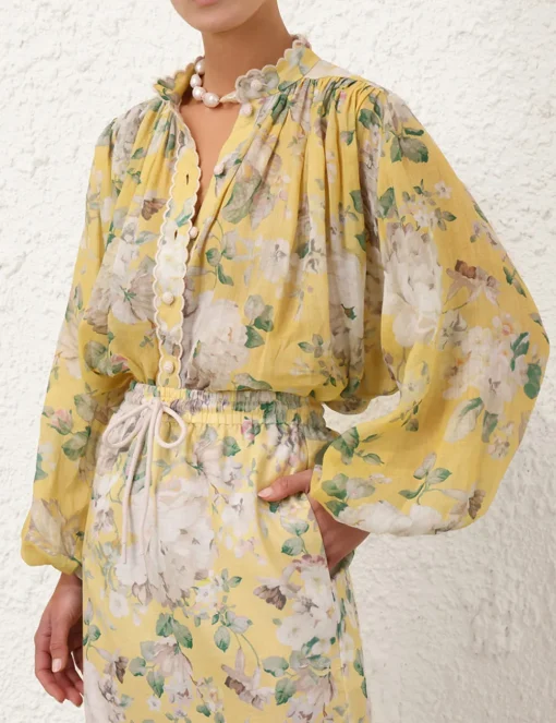 Acacia Scallop Blouse