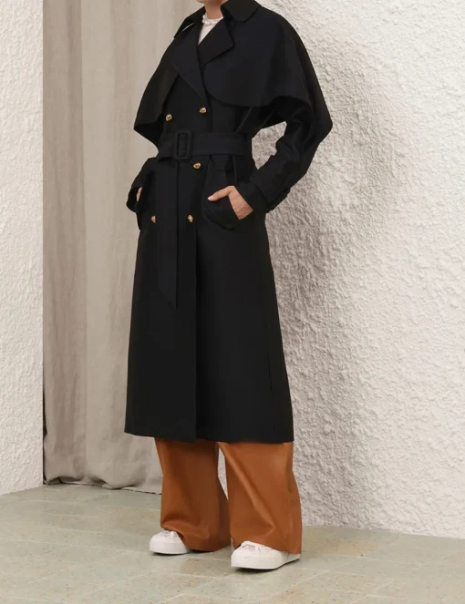 Cape Trench Coat