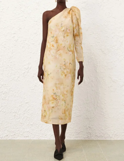 Crush Asymmetrical Midi Dress