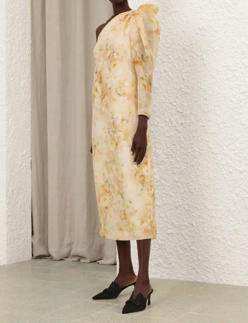 Crush Asymmetrical Midi Dress