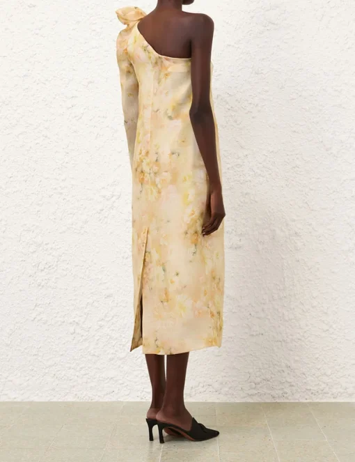 Crush Asymmetrical Midi Dress