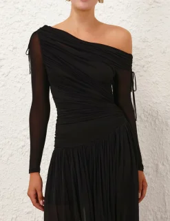 Crush Asymmetrical Midi Dress