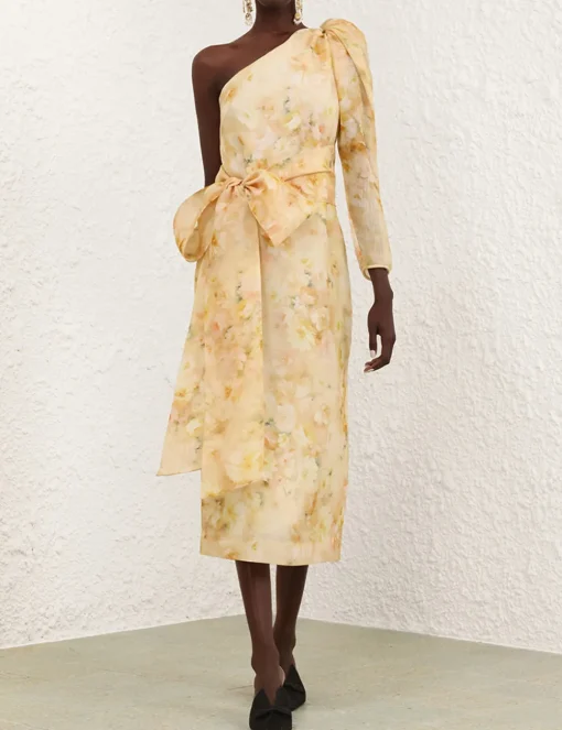 Crush Asymmetrical Midi Dress
