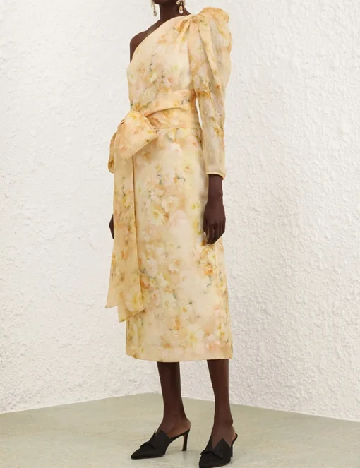 Crush Asymmetrical Midi Dress