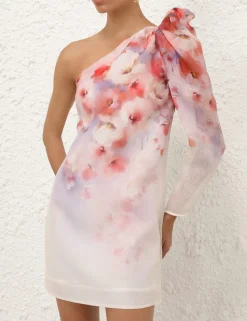 Crush Asymmetrical Mini Dress