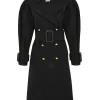 Crush Barrel Trench Coat