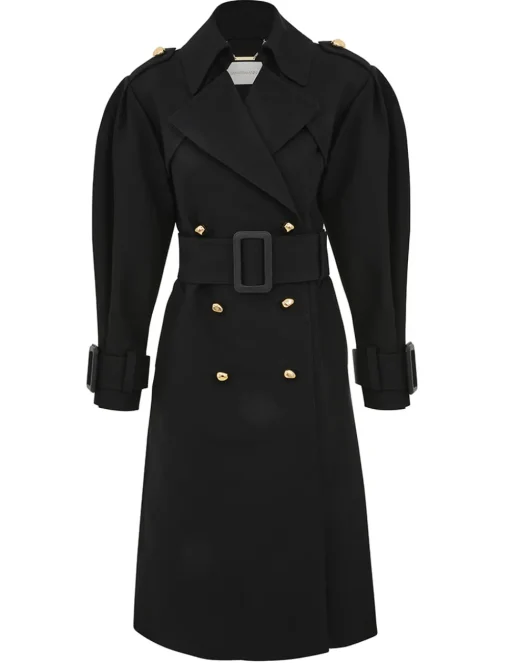 Crush Barrel Trench Coat