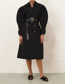 Crush Barrel Trench Coat
