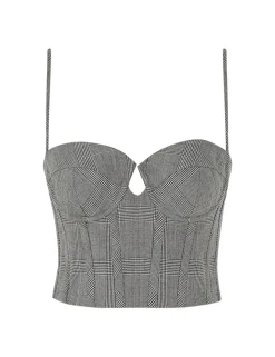 Crush Check Bustier