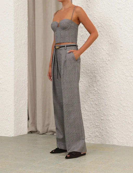 Crush Check Bustier