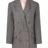 Crush Check Oversized Jacket