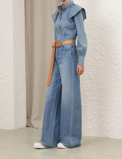 Crush Denim Blouse