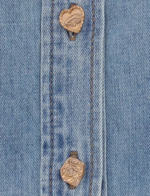 Crush Denim Blouse
