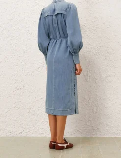 Crush Denim Midi Dress