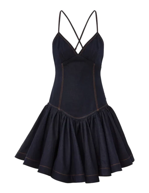 Crush Denim Mini Dress