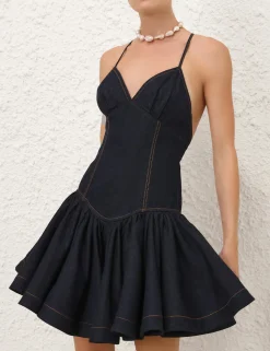 Crush Denim Mini Dress