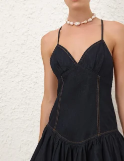 Crush Denim Mini Dress