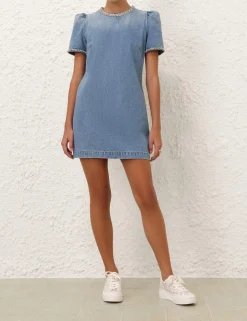 Crush Embellished Denim Dress