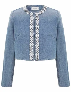 Crush Embellished Denim Jacket