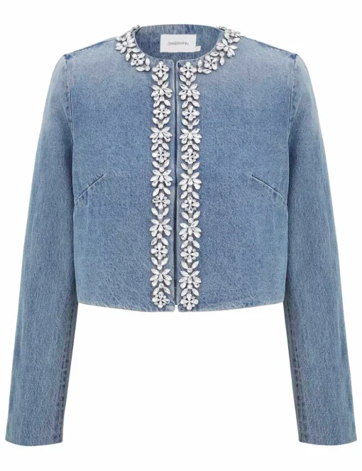 Crush Embellished Denim Jacket