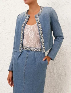 Crush Embellished Denim Jacket