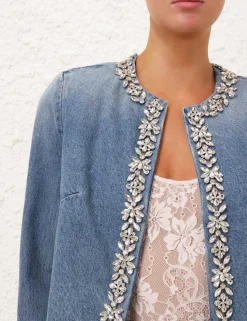 Crush Embellished Denim Jacket