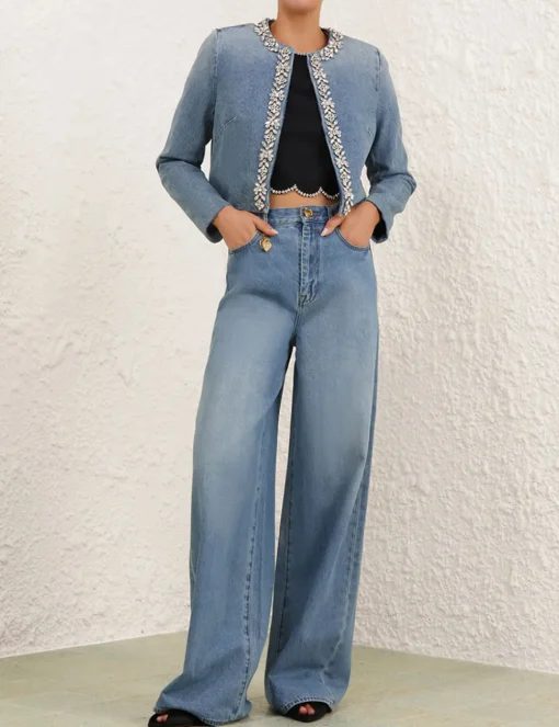 Crush Embellished Denim Jacket