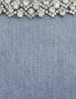 Crush Embellished Denim Top