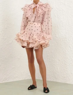 Crush Embroidered Blouse