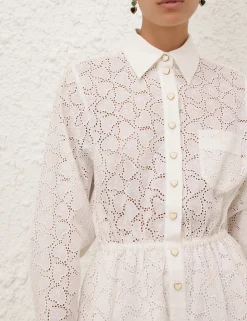 Crush Embroidered Playsuit
