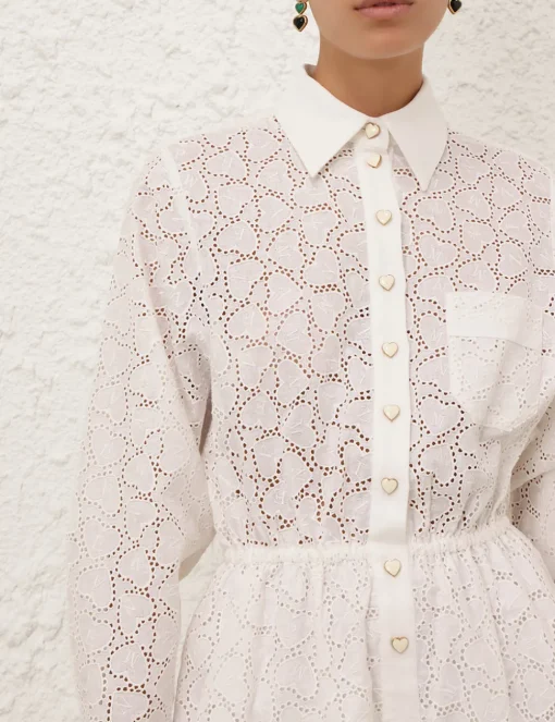 Crush Embroidered Playsuit
