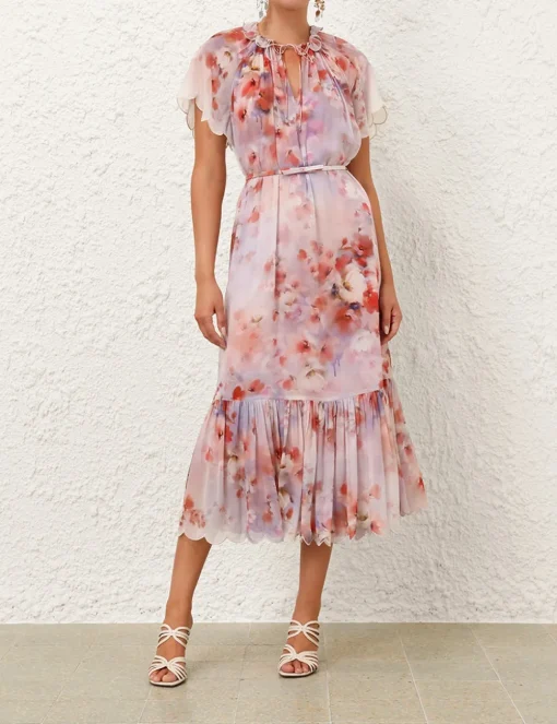Crush Flutter Midi Dress