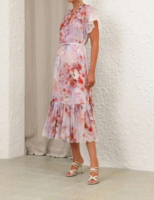 Crush Flutter Midi Dress