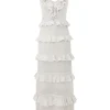 Crush Frilled V-Neck Midi