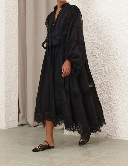 Crush Lace Billow Dress