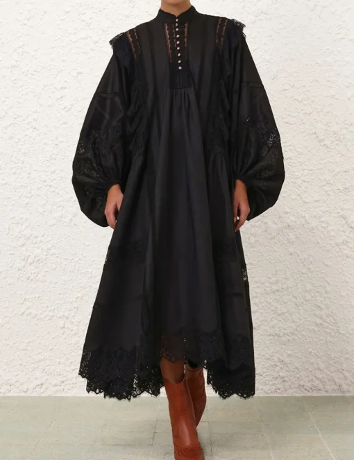 Crush Lace Billow Dress