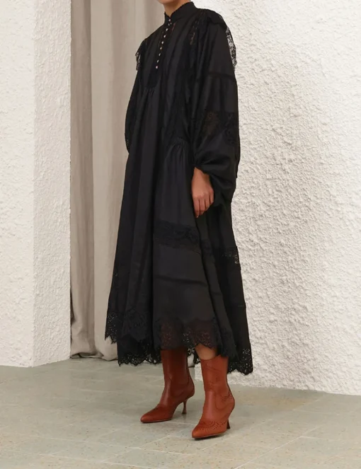 Crush Lace Billow Dress
