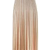 Crush Metallic Stripe Skirt