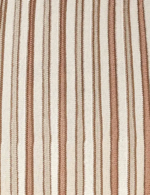 Crush Metallic Stripe Skirt