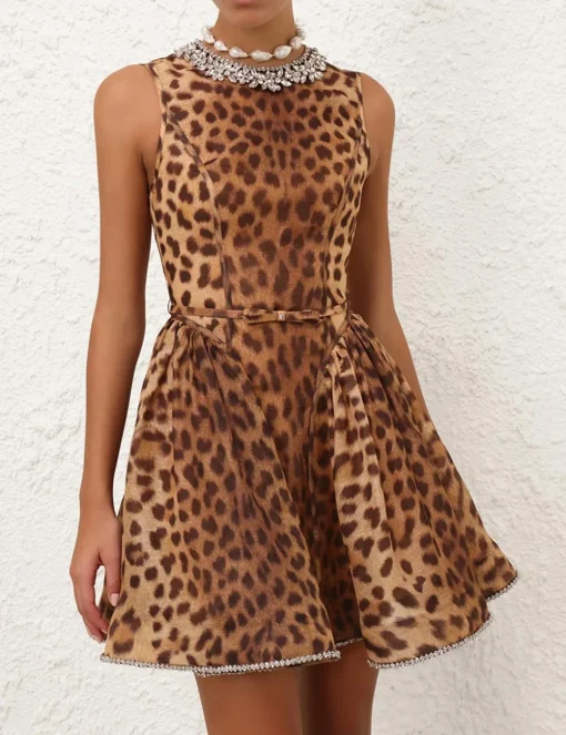 Crush Panelled Mini Dress