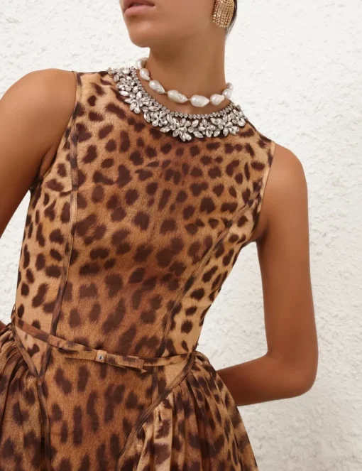 Crush Panelled Mini Dress